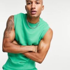 ASOS Vibrant Vibrant Cotton Blend Tank Top- S